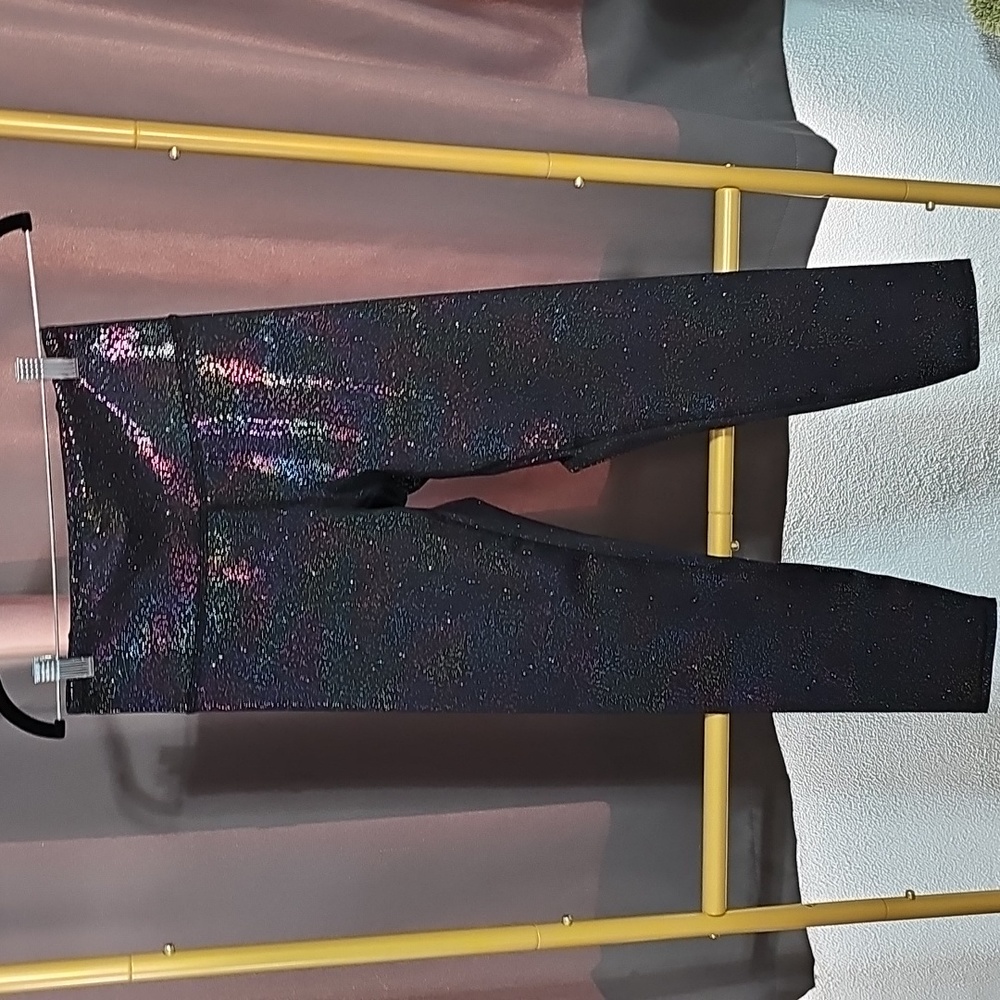 Rainbow shimmer leggings
